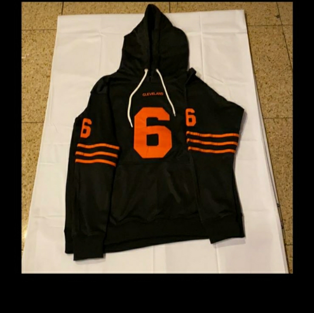 Baker Mayfield Hoodie Jersey New